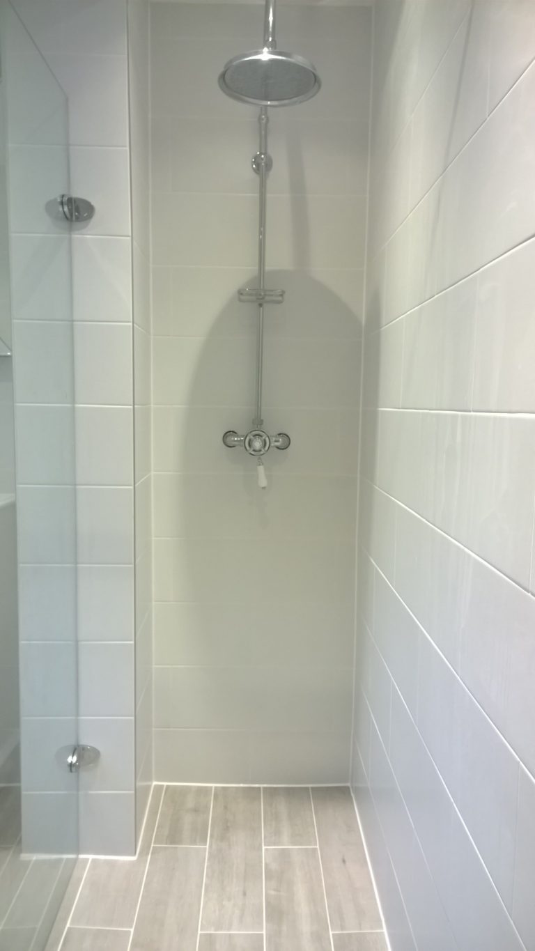 Burlington exposed shower valve and rigid riser